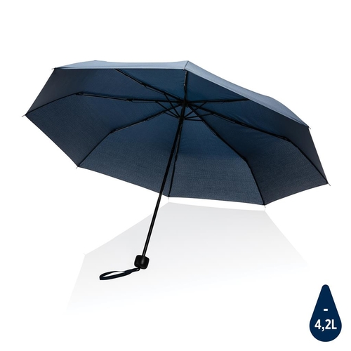 XD Collection 20,5"-es Impact AWARE™ RPET mini esernyő 190T, sötétkék