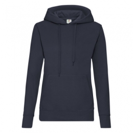 Lady-Fit Hooded Sweat Deep Navy