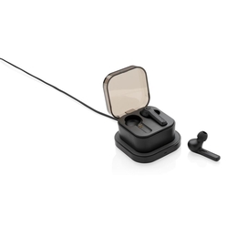XD Collection TWS fülhallgató vezeték nélküli töltős tartóval, fekete