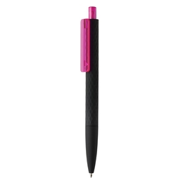 XD Collection X3 puha tapintású, fekete felületű toll, rózsaszín
