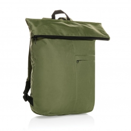 XD Collection Dillon AWARE™ RPET könnyű összecsukható hátizsák, zöld